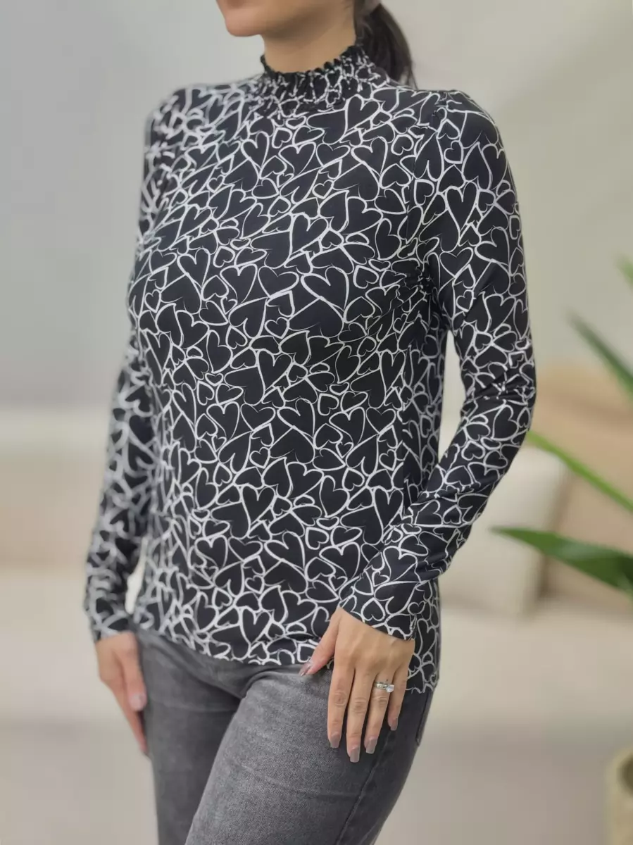 بلوز طرح قلب ال سی