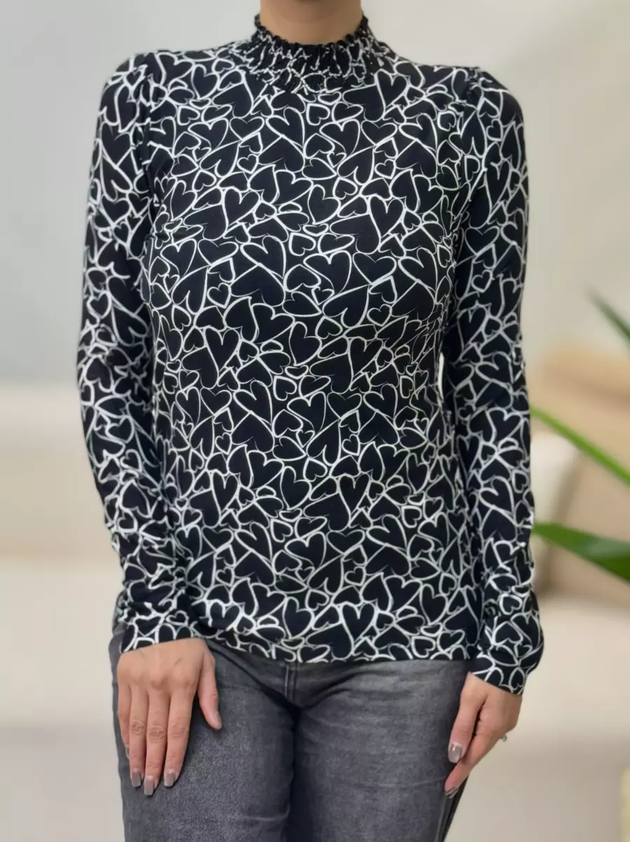 بلوز طرح قلب ال سی