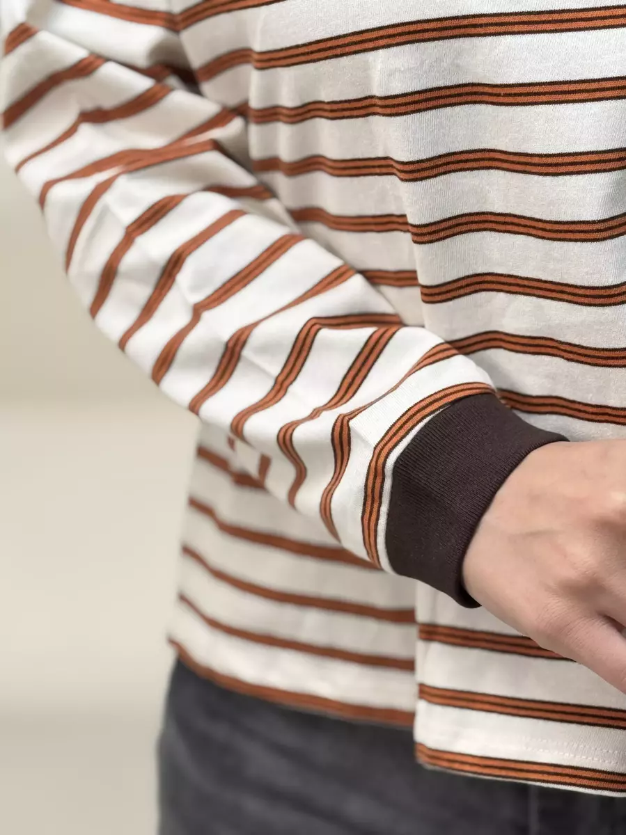 تیشرت راه راه آجریamerican