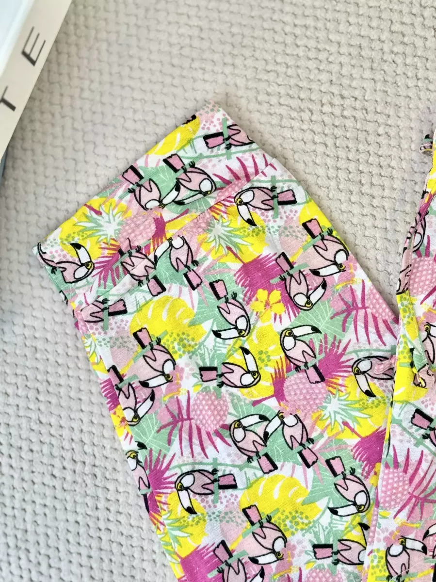 شلوار راحتی طرح طوطی