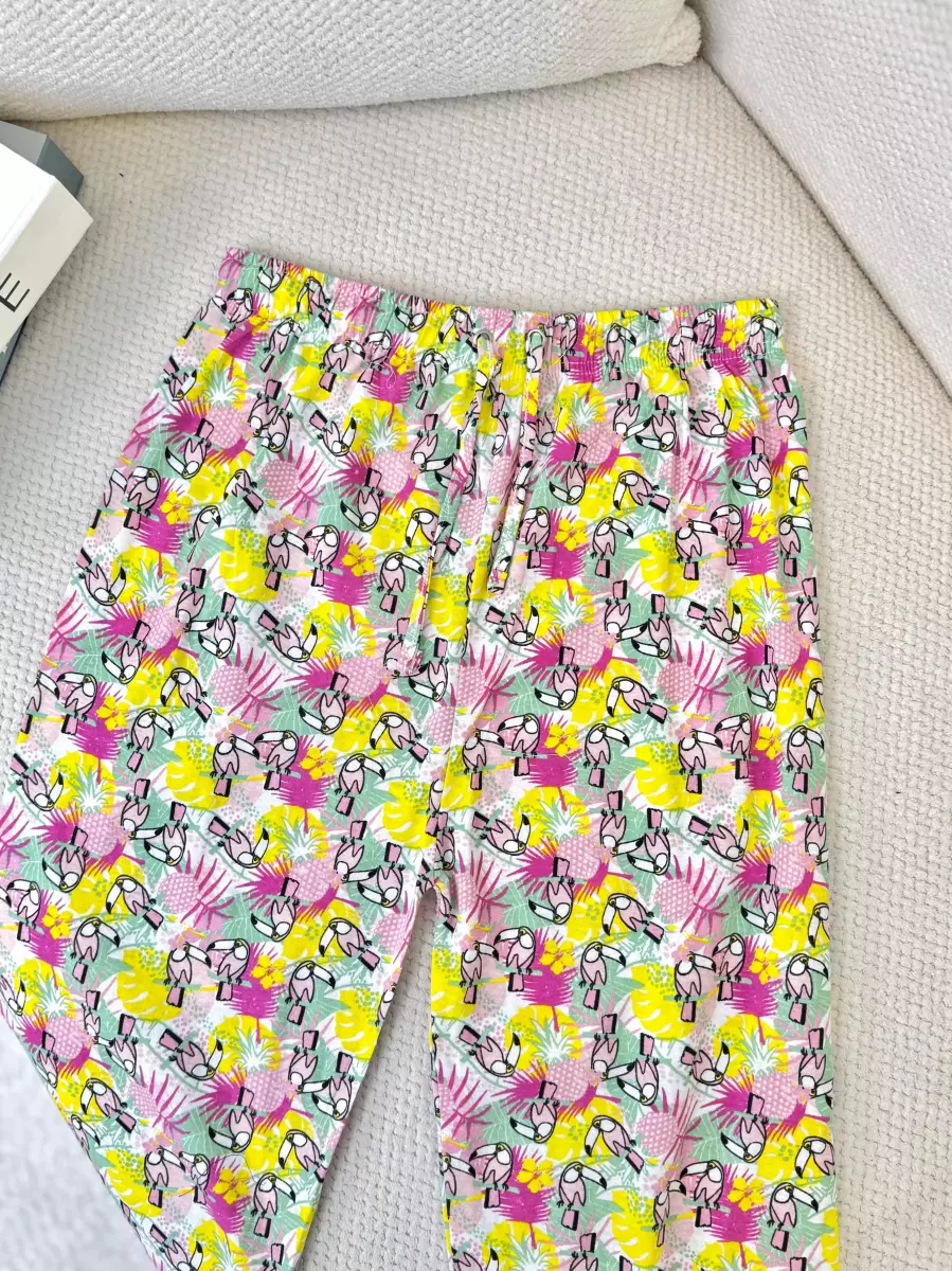 شلوار راحتی طرح طوطی