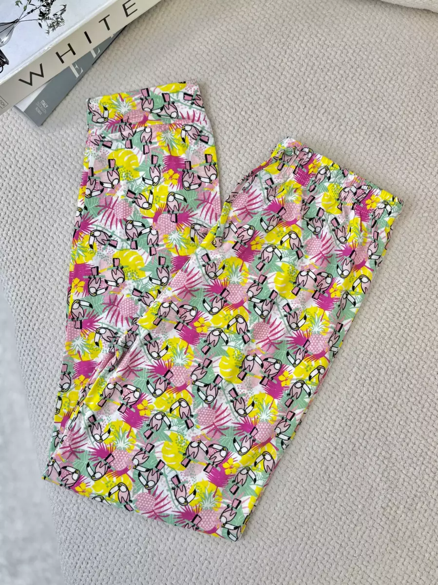 شلوار راحتی طرح طوطی