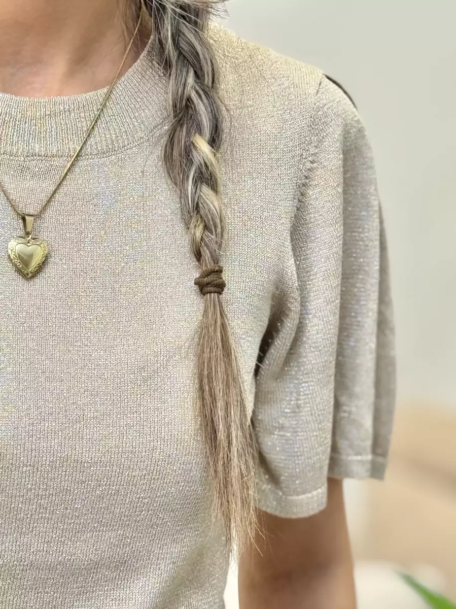 بافت لمه شاین دار(سبز و نسکافه ای)