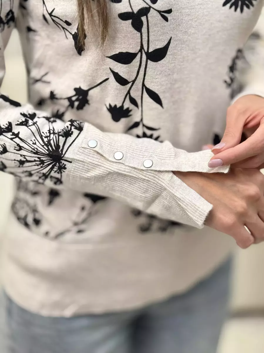 بافت کرم c.a (طرح گل مشکی)