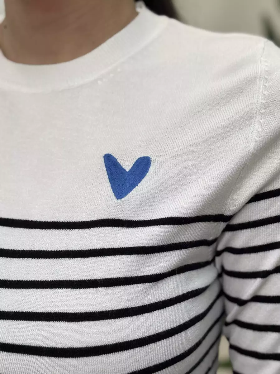 بافت راه راه(قلب گلدوزی)