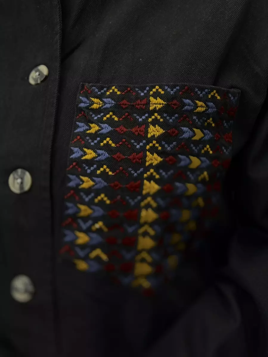 کت جین(جیب گلدوزی)