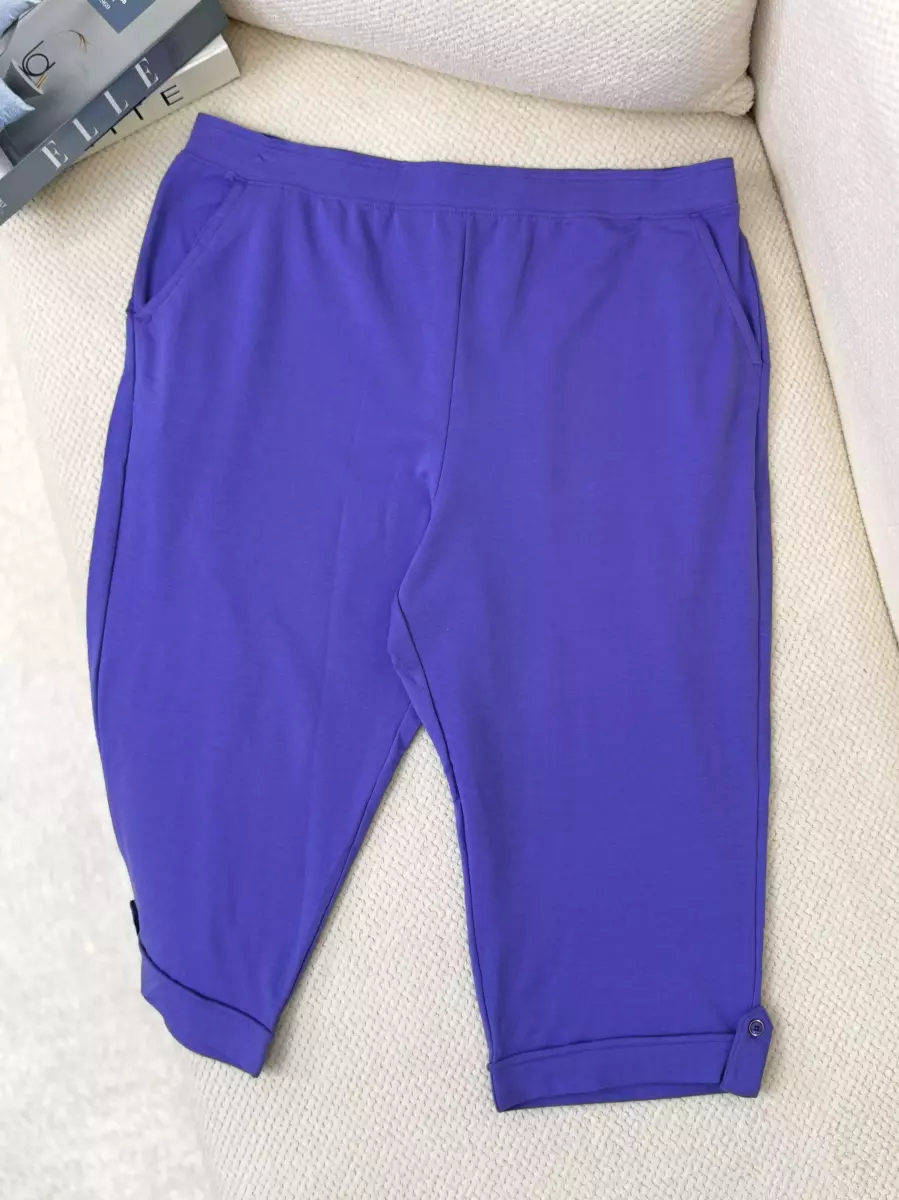 شلوارک پایین دکمه(بنفش-آبی)