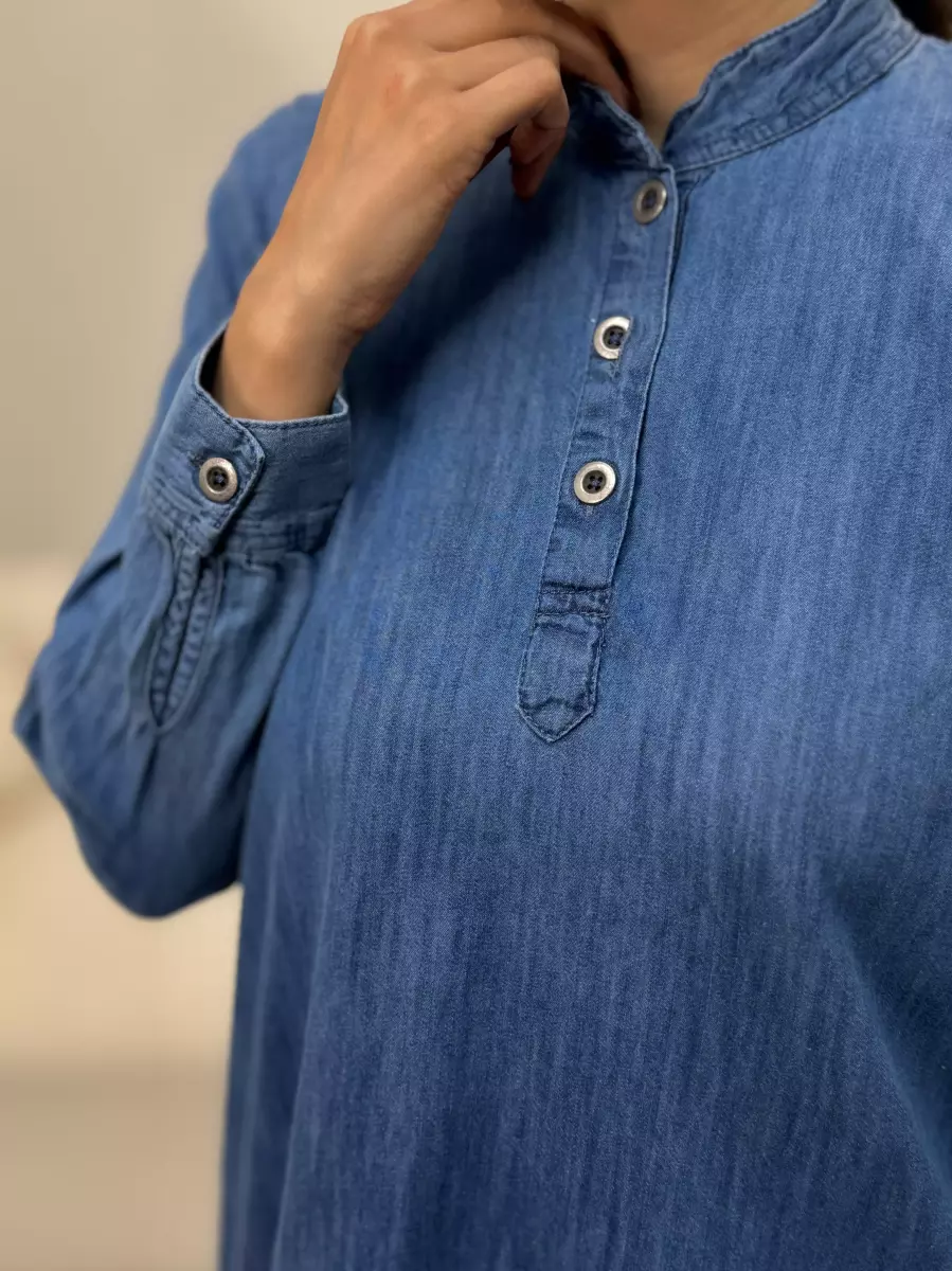 مانتوجین بلند 3 دکمه