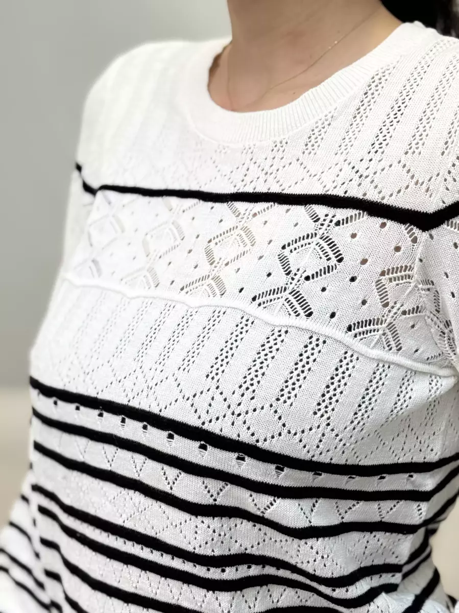 بافت شیری راه راه مشکی