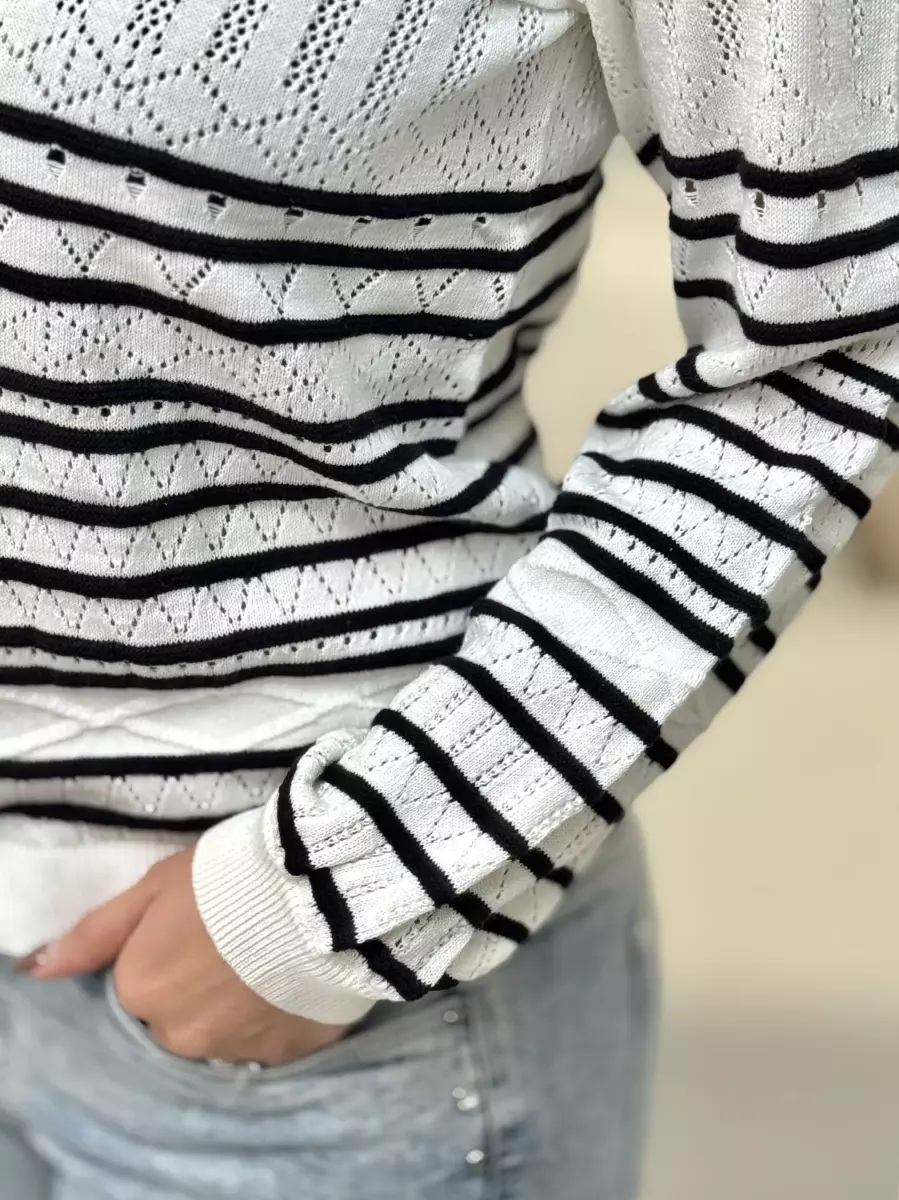 بافت شیری راه راه مشکی