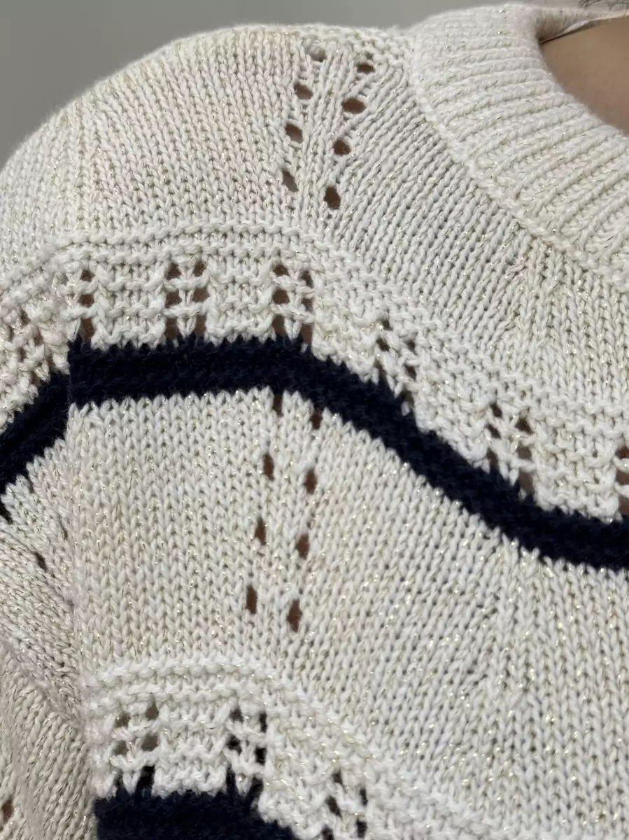 بافت شیری راه راه زری دار