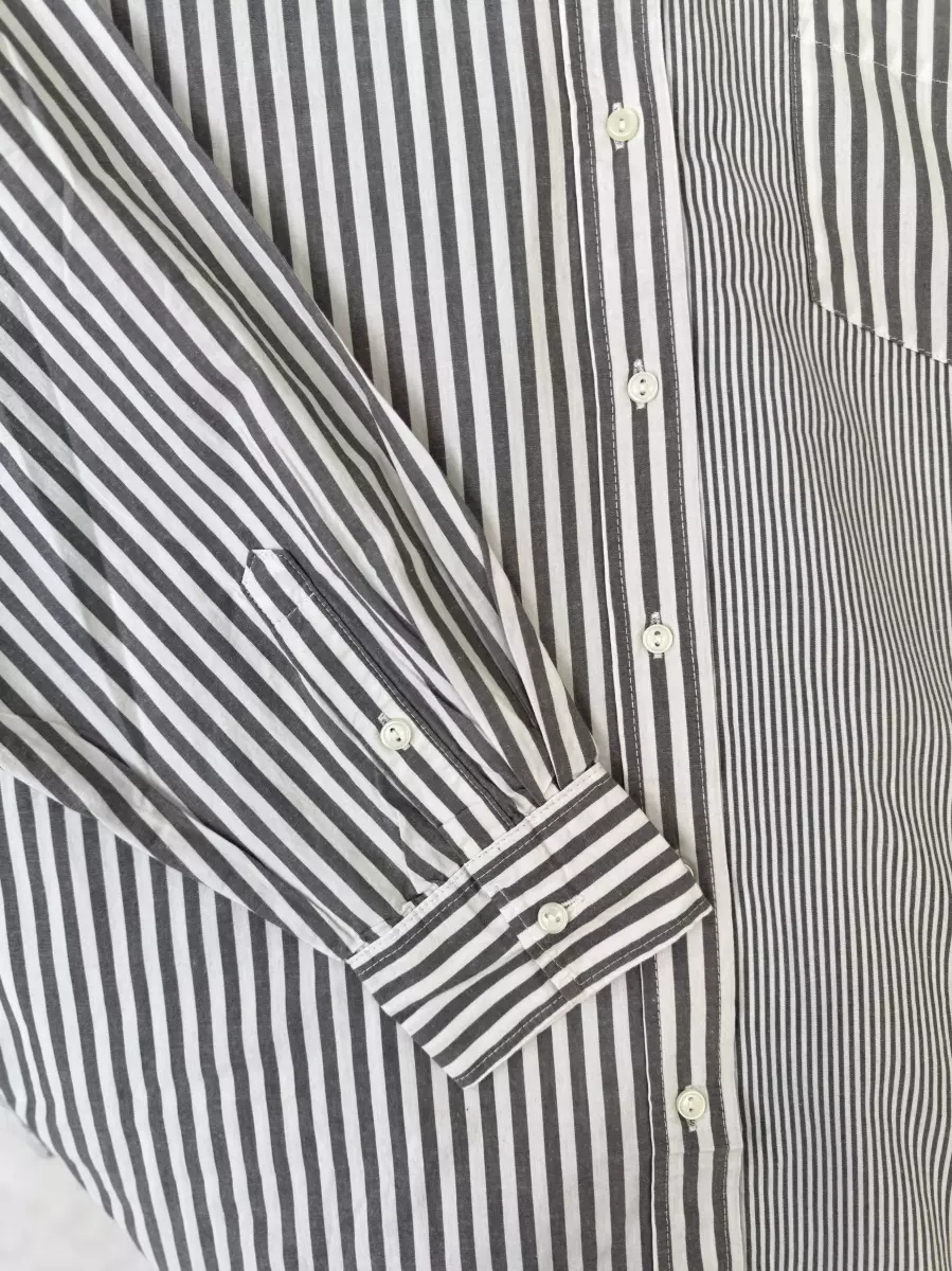 پیراهن مردانه راه راه طوسی