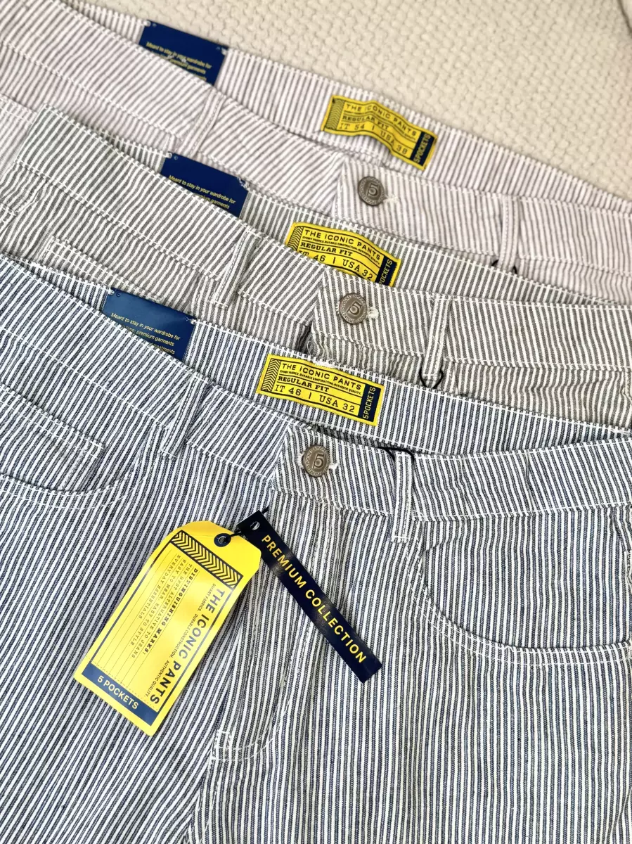 شلوارک لینن راه راه اسپرت