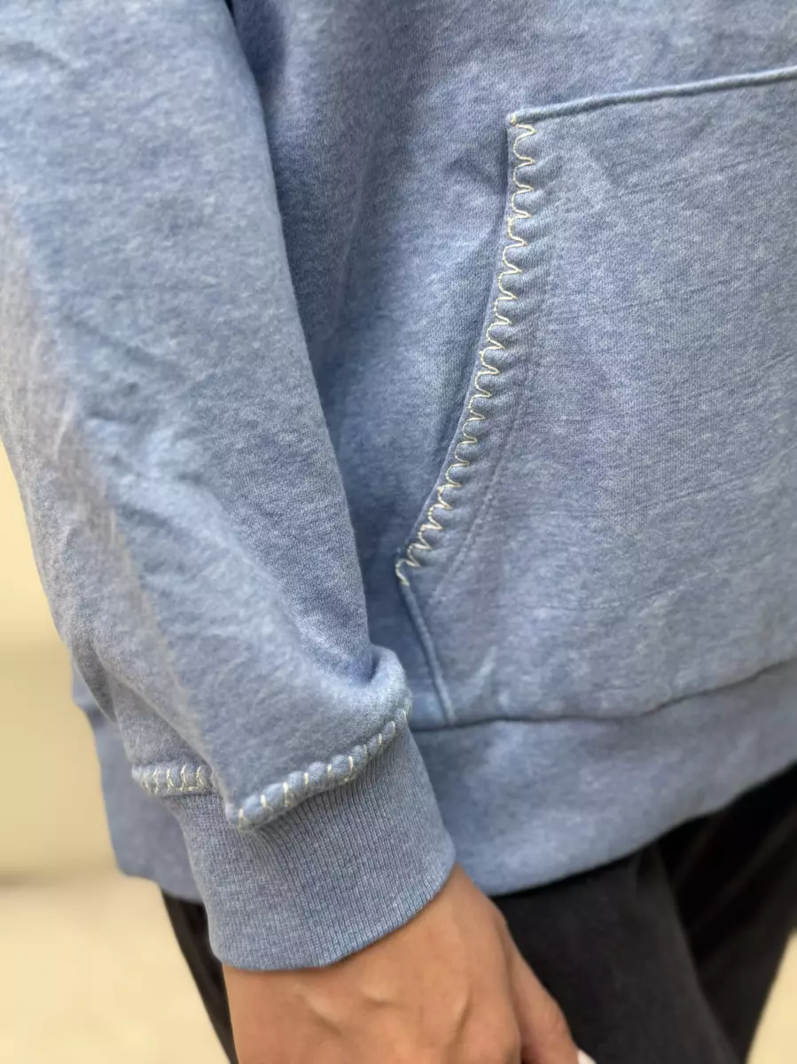 هودی آبی ساده