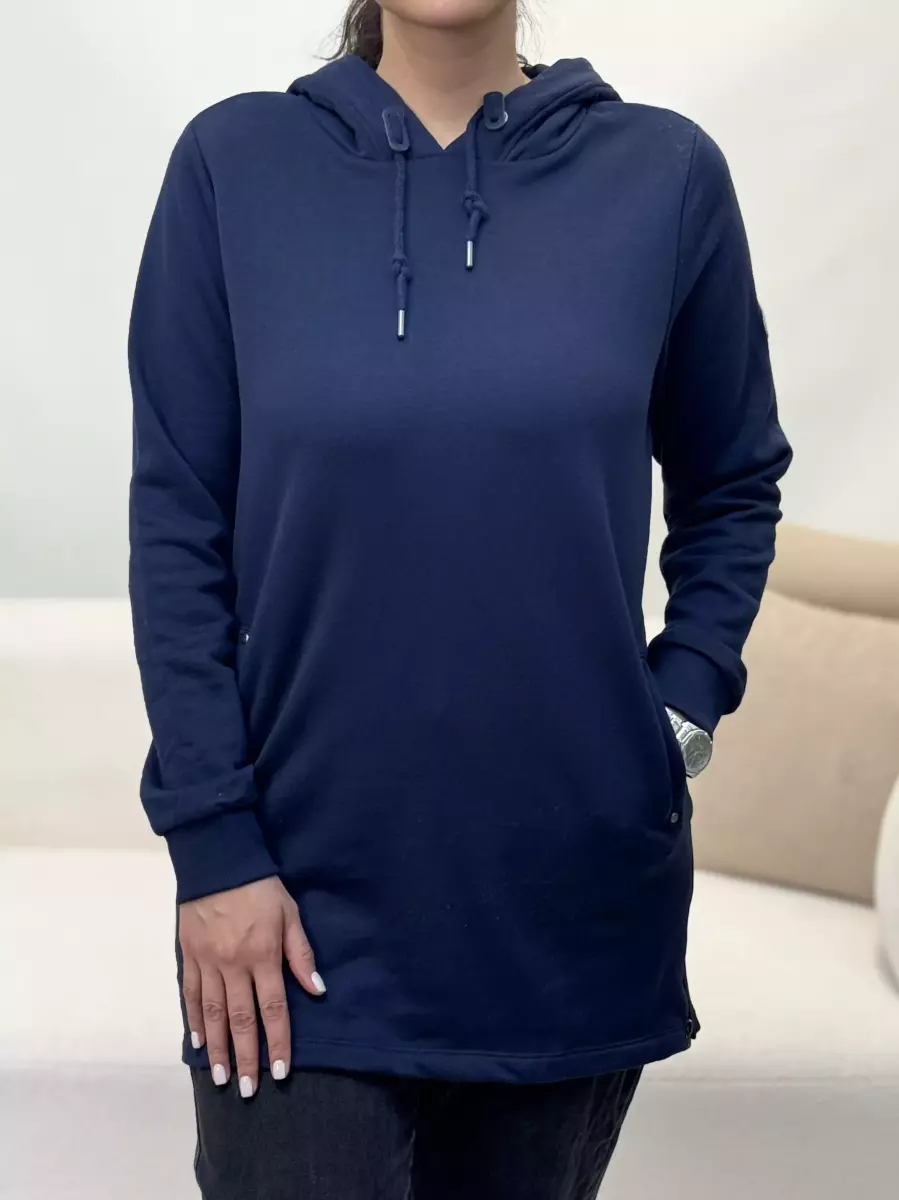 هودی سرمه ای بلند gina