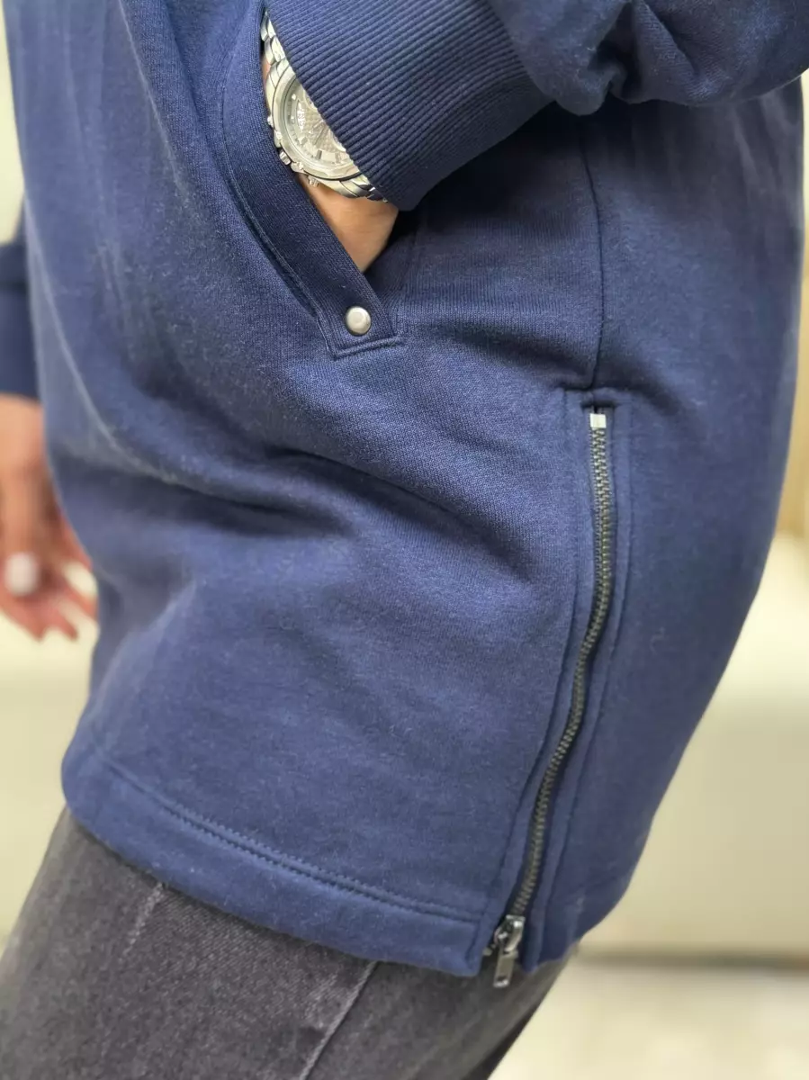 هودی سرمه ای بلند gina