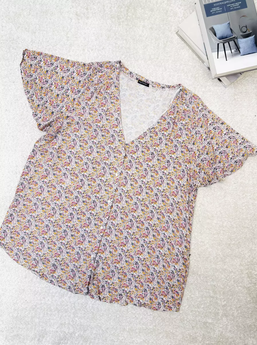 شومیز نخی طرحدار