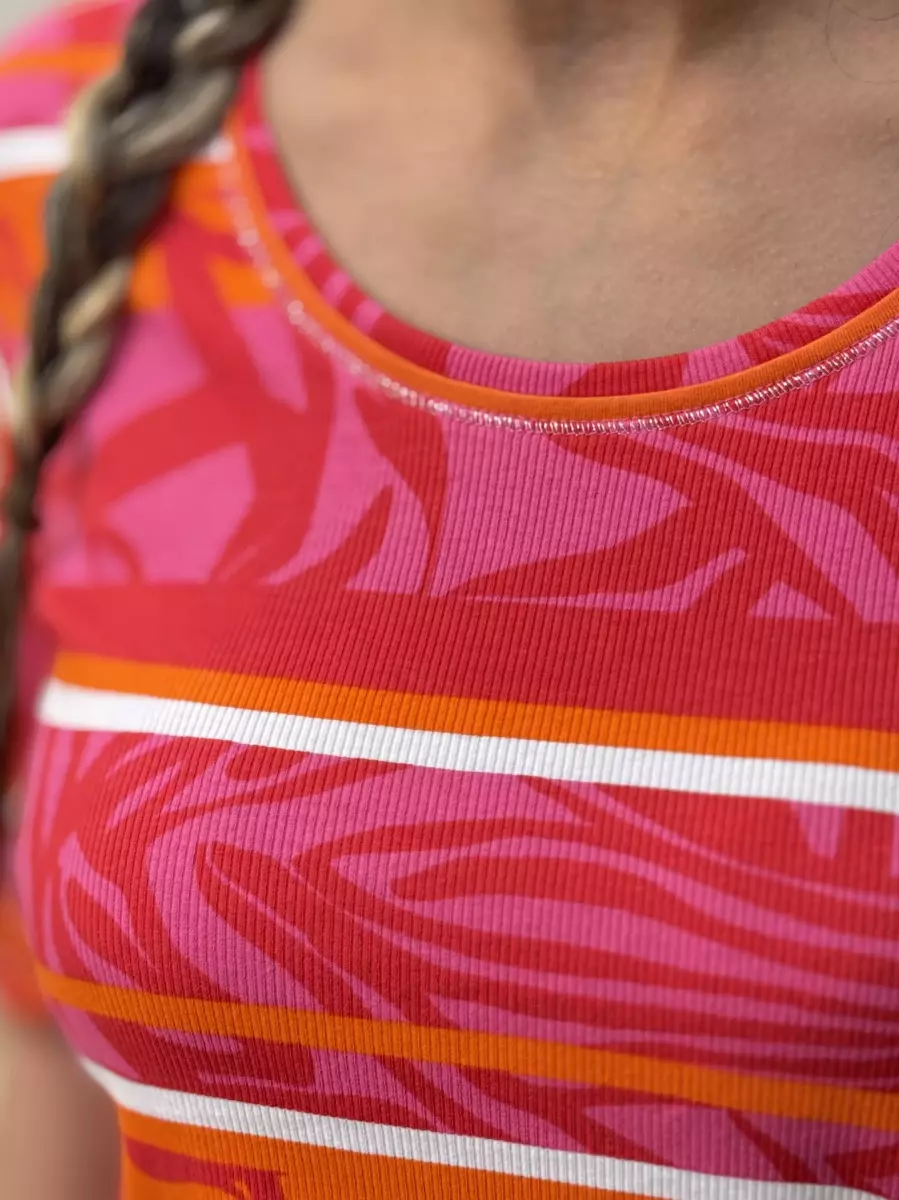 تیشرت کبریتی طرحدار (طرح روشن-طرح تیره)