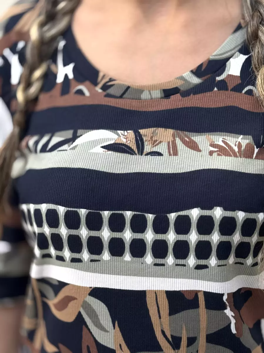 تیشرت کبریتی طرحدار (طرح روشن-طرح تیره)