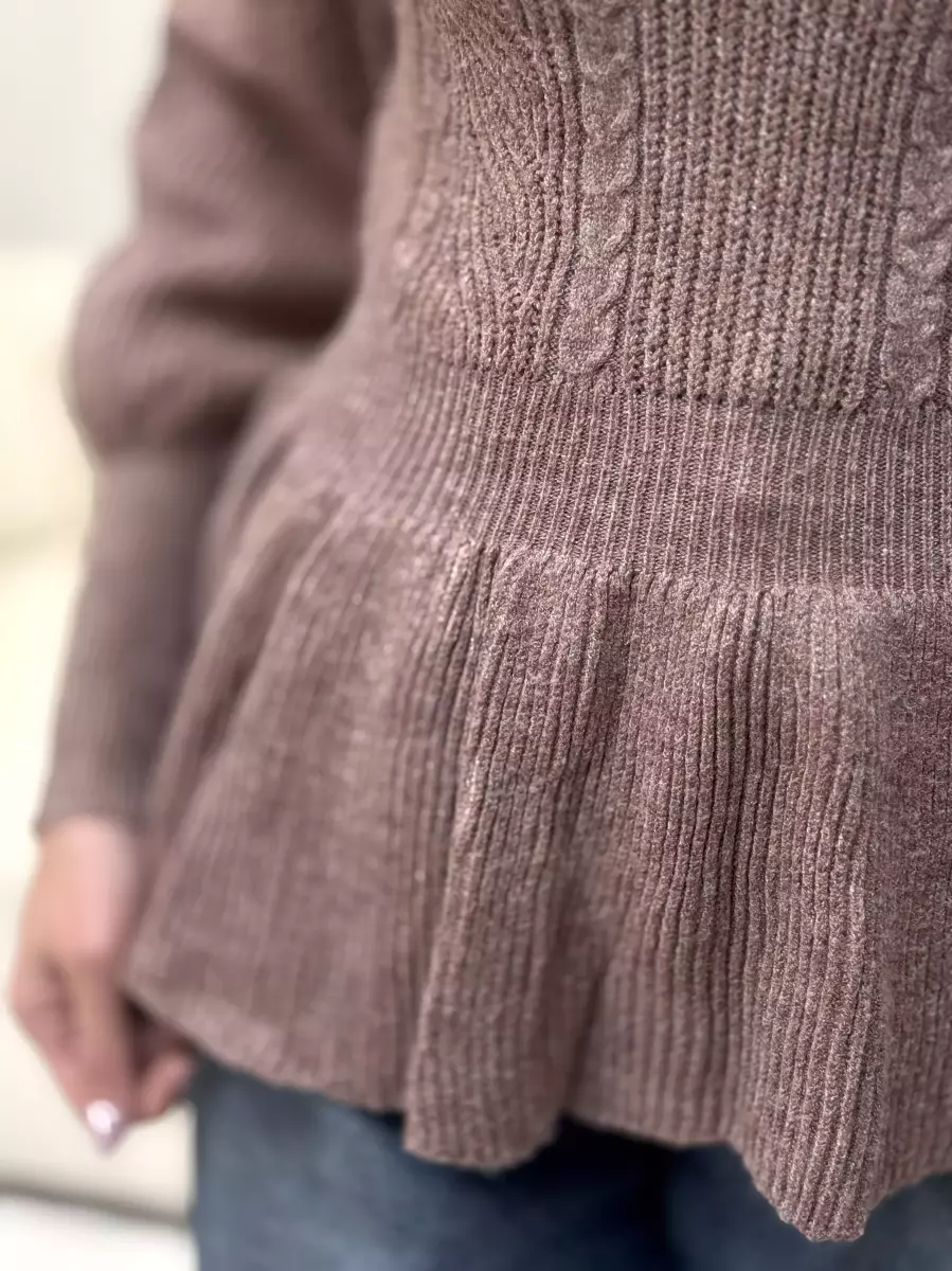 بافت عروسکی پایین چین دار