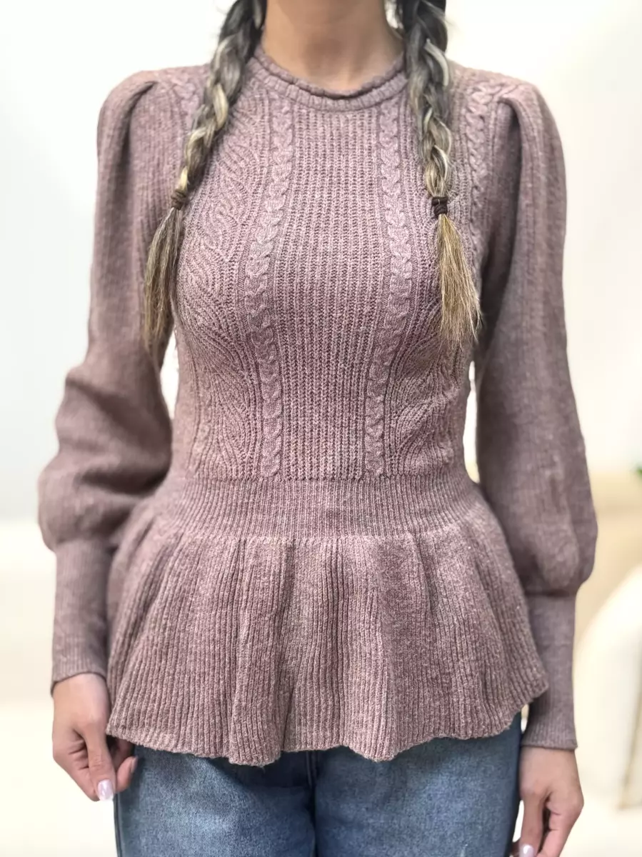 بافت عروسکی پایین چین دار