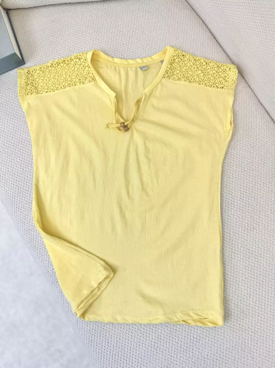 تیشرت گیپوردار 2رنگ