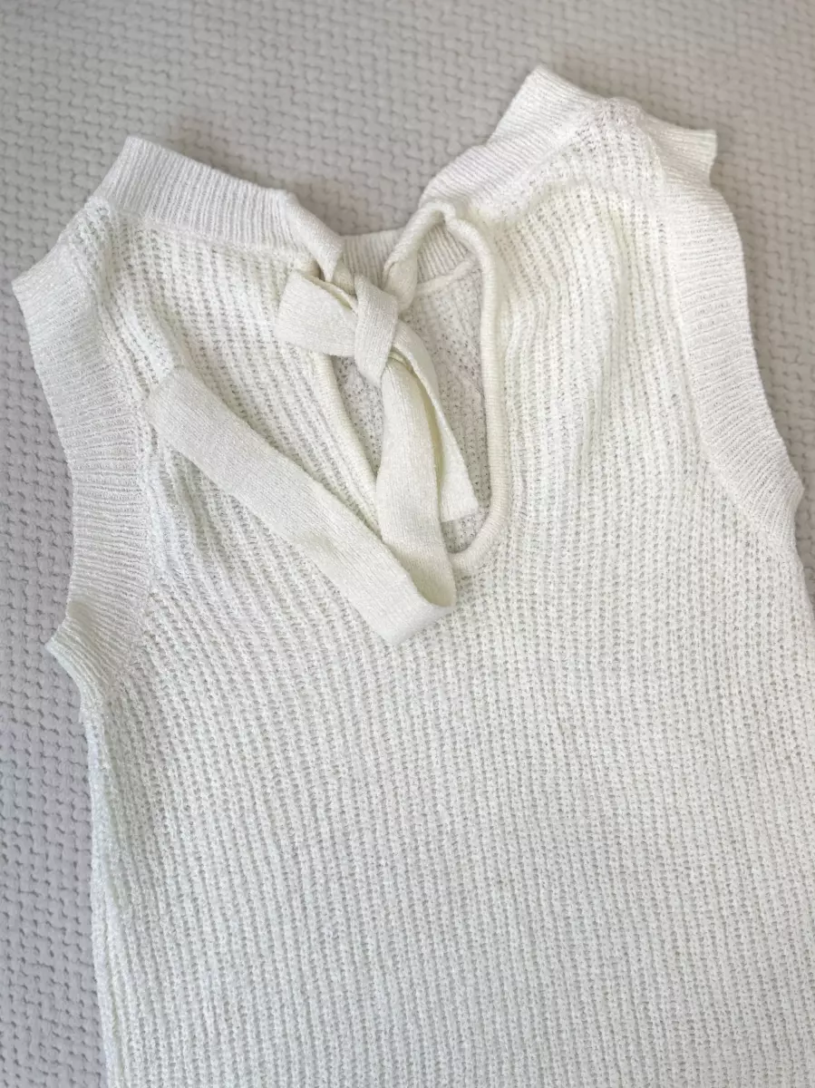 وست بافت پشت پاپیون(2رنگ)