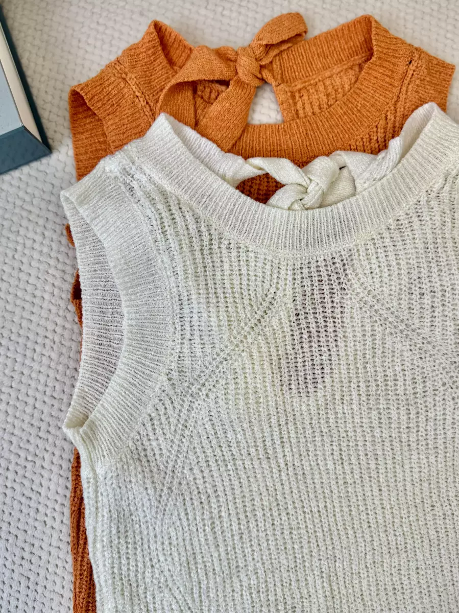 وست بافت پشت پاپیون(2رنگ)