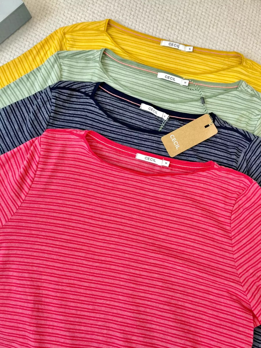 بلوز آستین بلند راه راه سیسیل