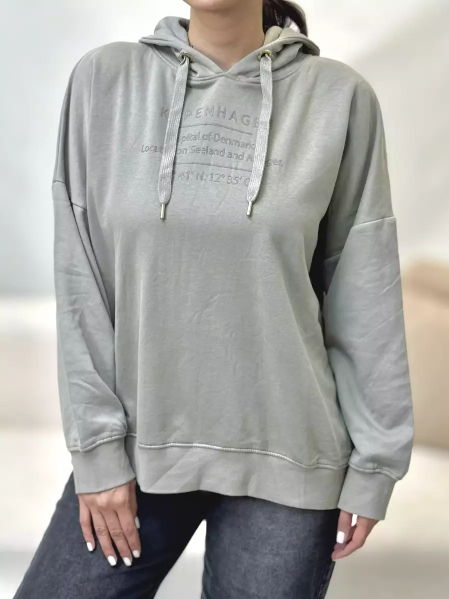 هودی سبز جلو چاپ