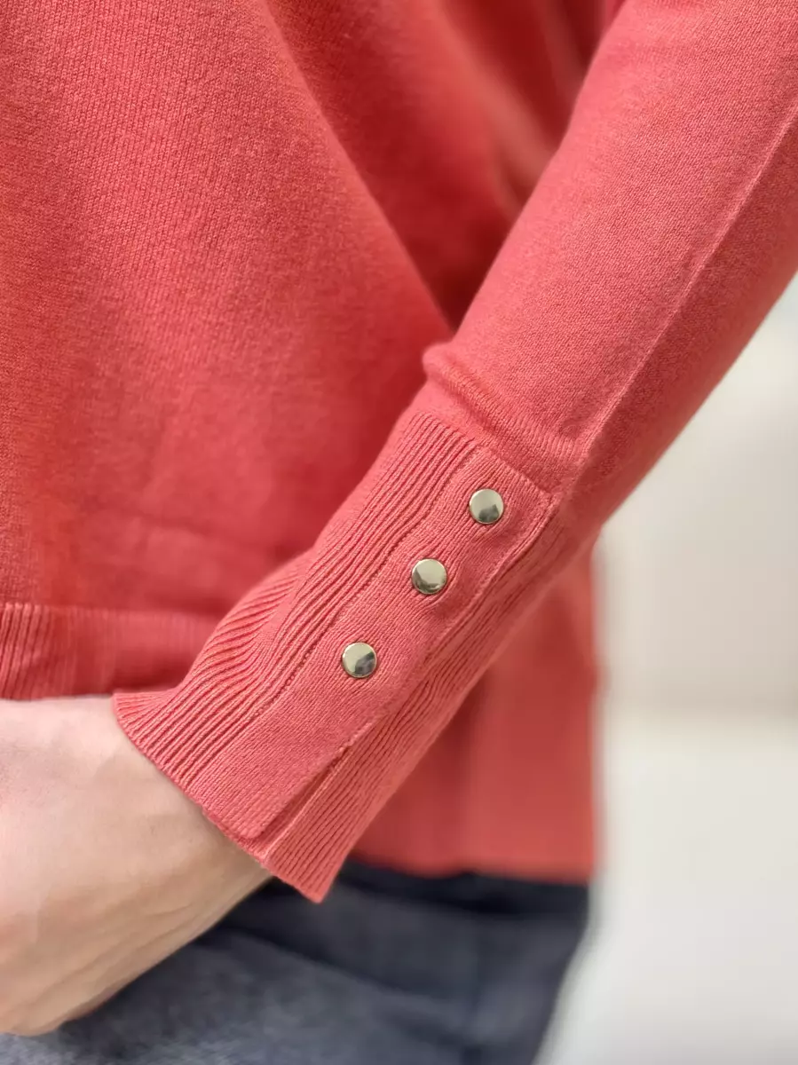 بافت یقه هفت آستین دکمه