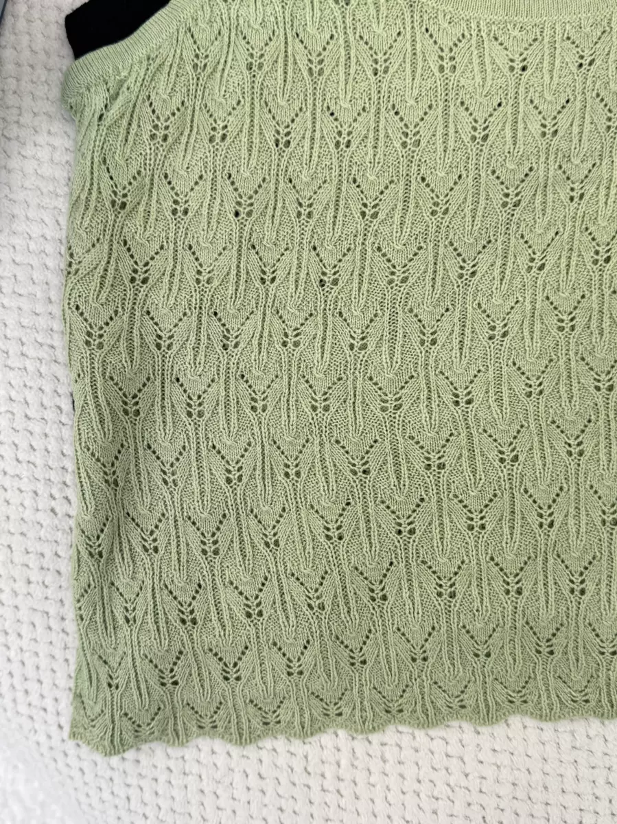 تاپ بافت بندی(سبز-مشکی)