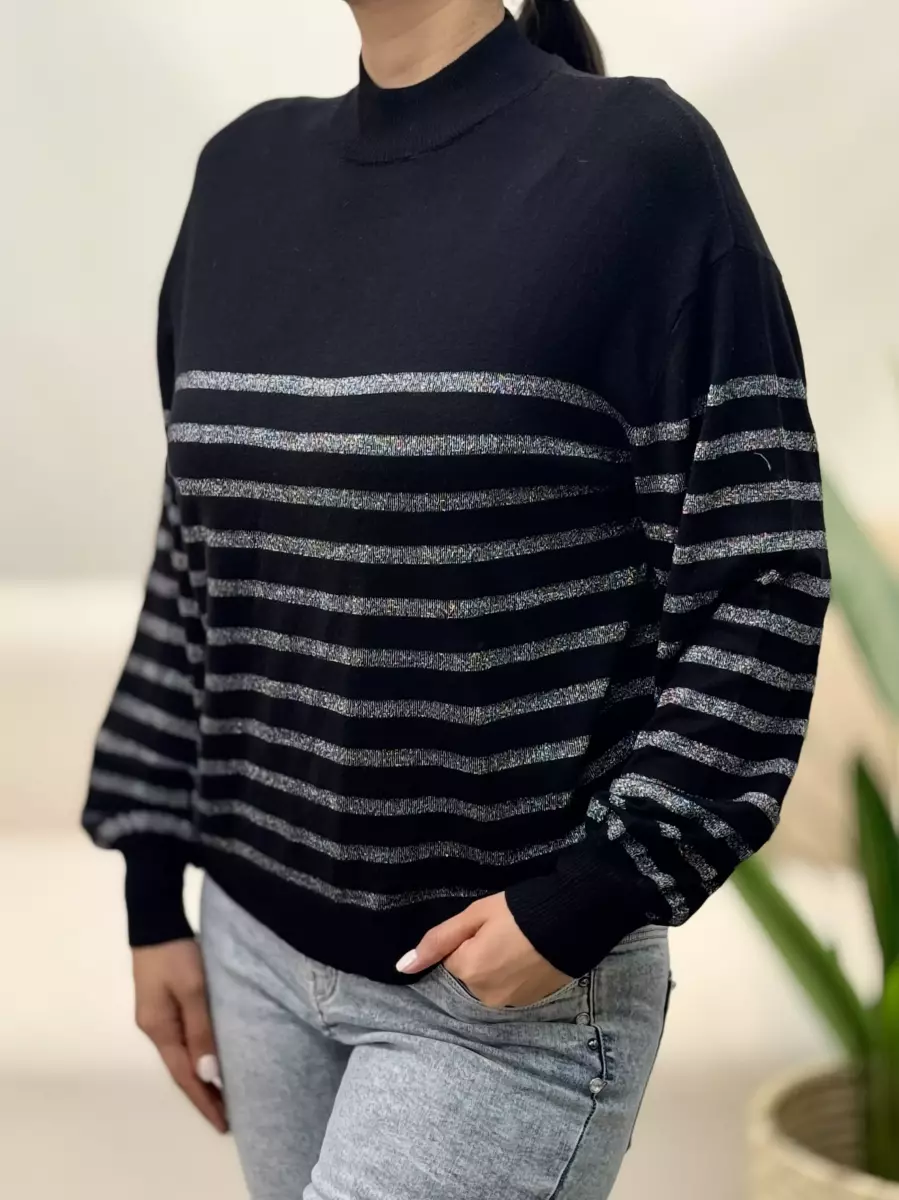 بافت لمه راه راه (مشکی-نسکافه ای)