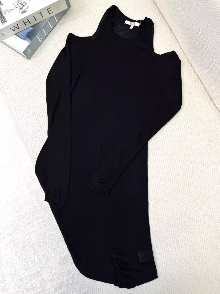 تونیک بافت مشکی مدل دار