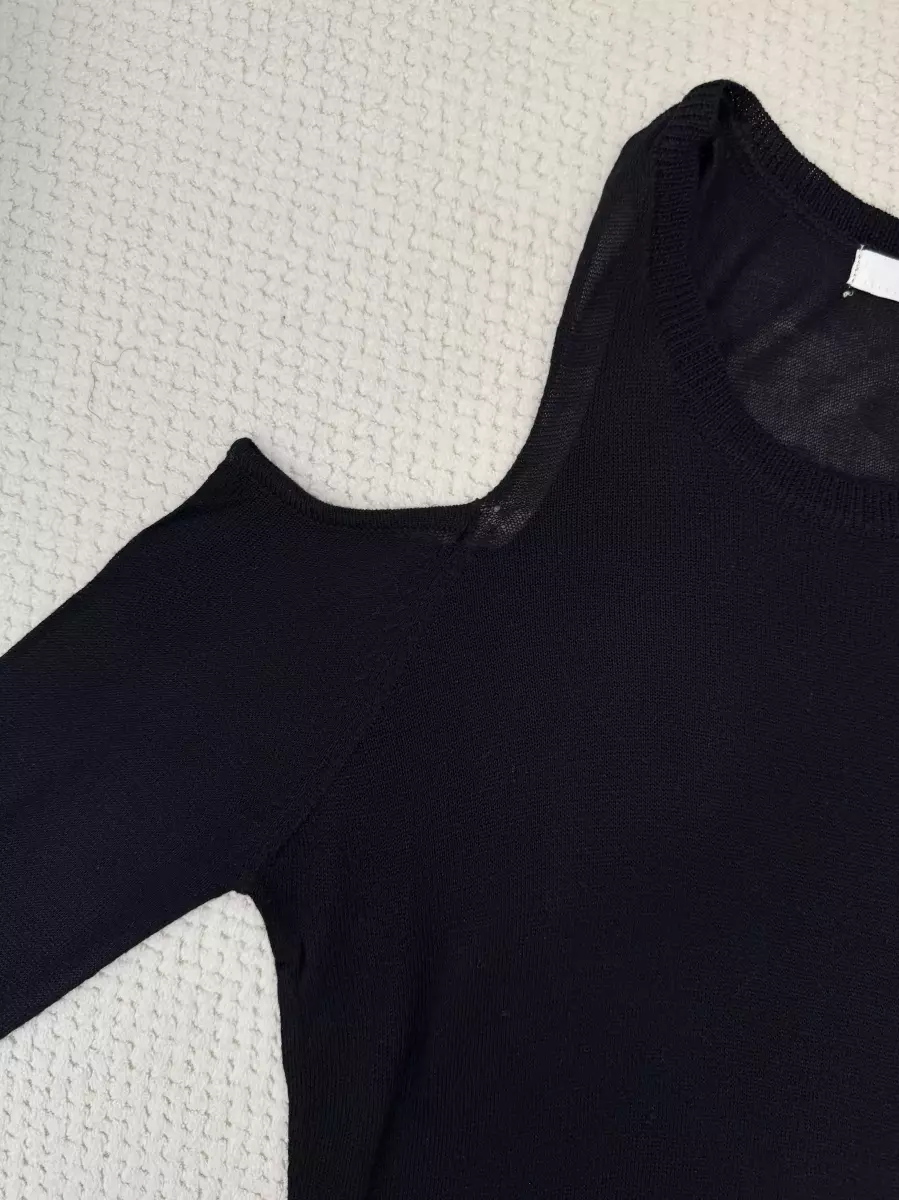 تونیک بافت مشکی مدل دار