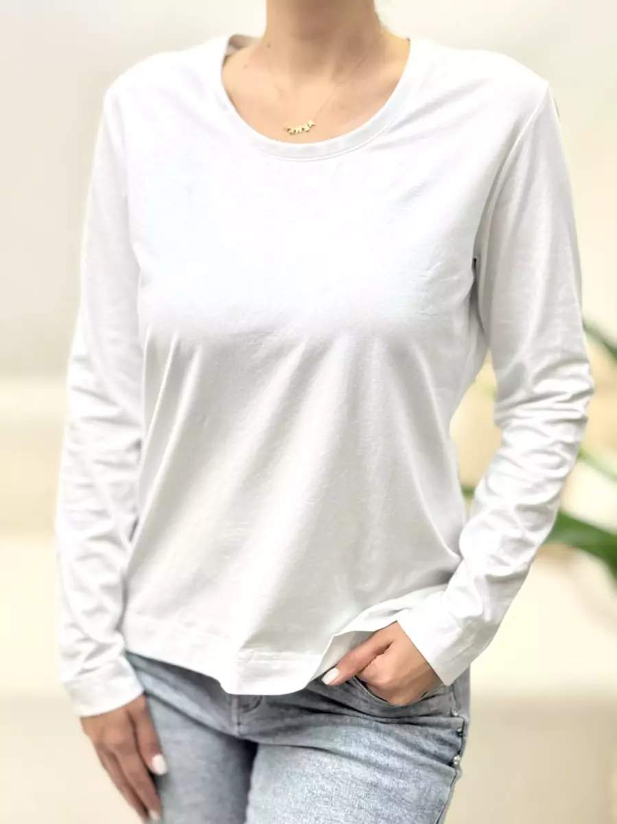 بلوز آستین بلند ساده