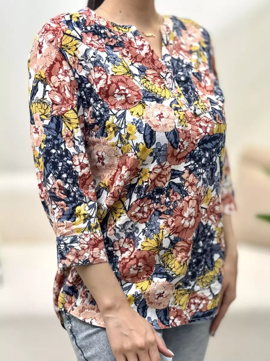 شومیز گلدار اسمارا