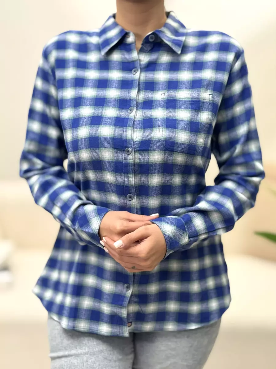 شومیز پشمی چهارخانه