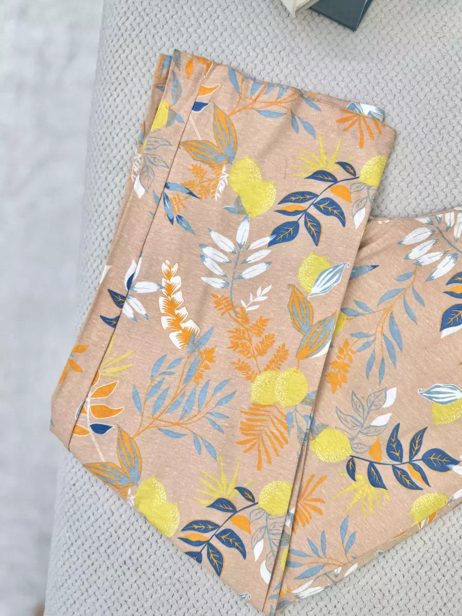 شلوار راحتی گلبهی گلدار