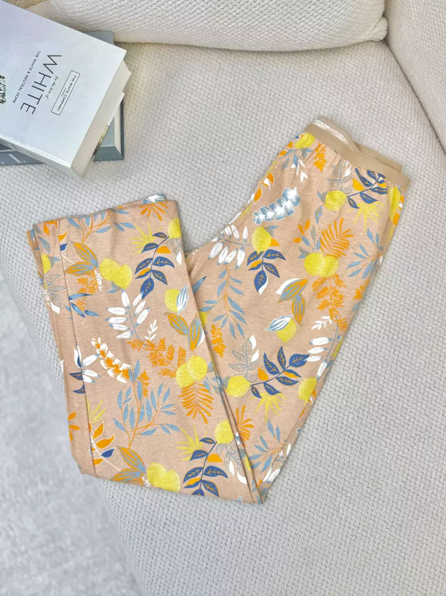 شلوار راحتی گلبهی گلدار