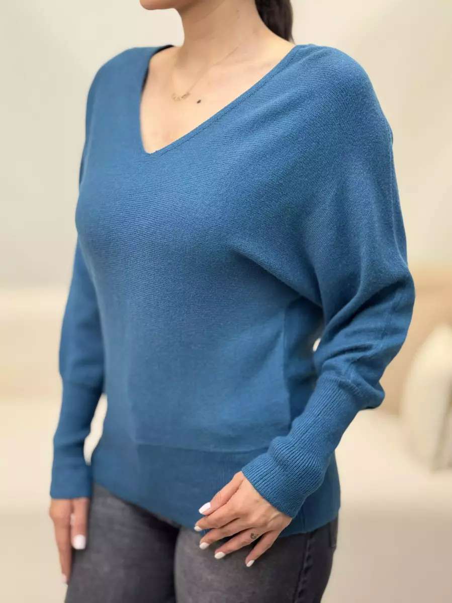 بافت یقه هفت پشت دکمه (2 رنگ)