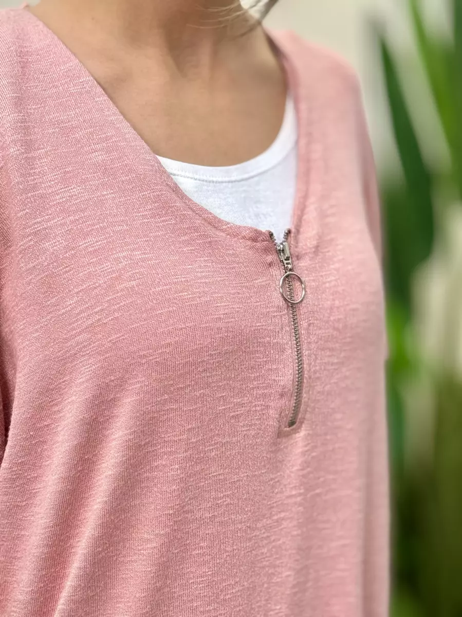 بلوز جلو زیپ دار