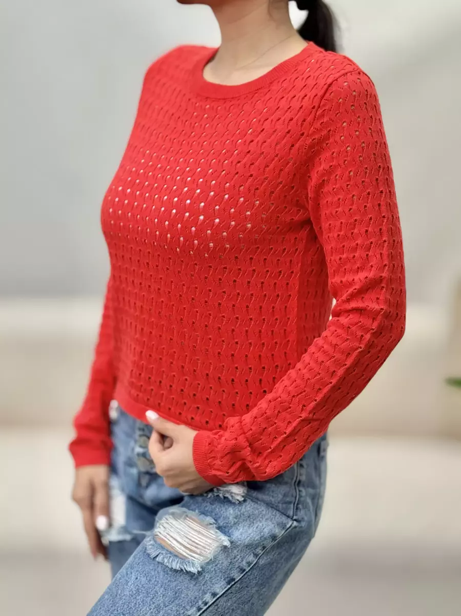 بافت denim(قرمز/سفید)