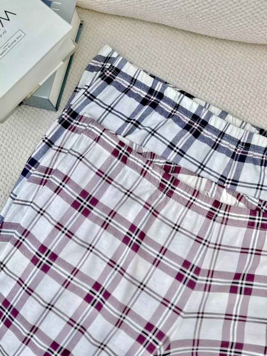 شلوار راحتی چهارخانه