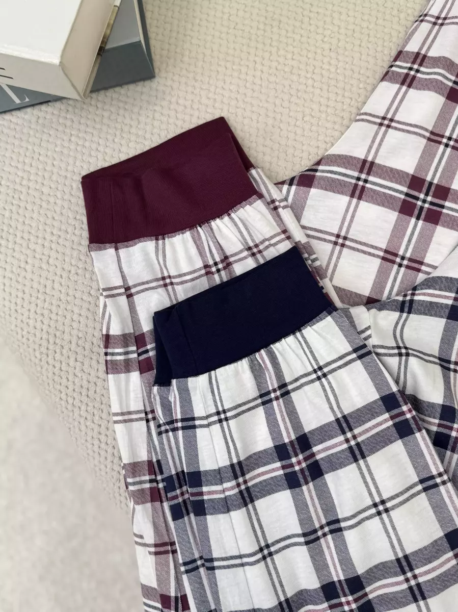 شلوار راحتی چهارخانه