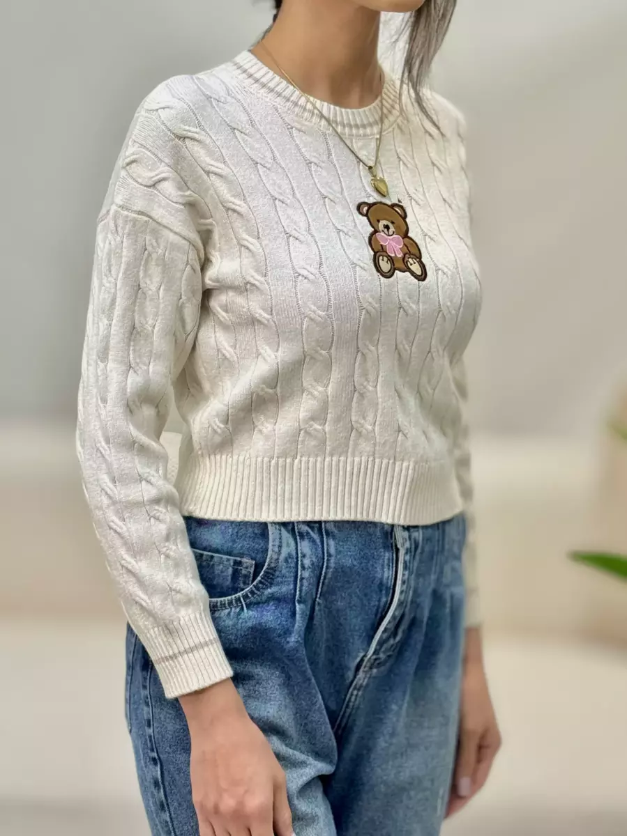 بافت کراپ طرح تدی