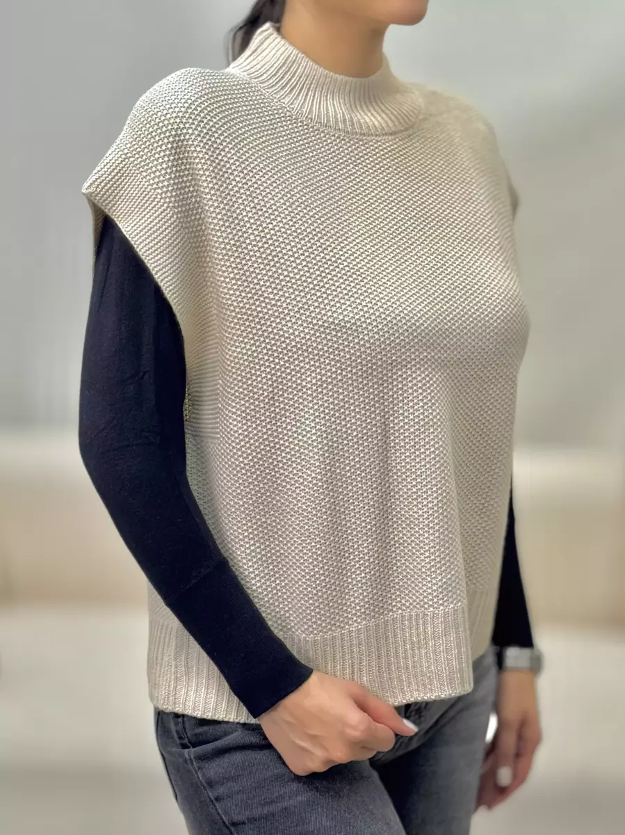 وست یقه سه سانت کرم