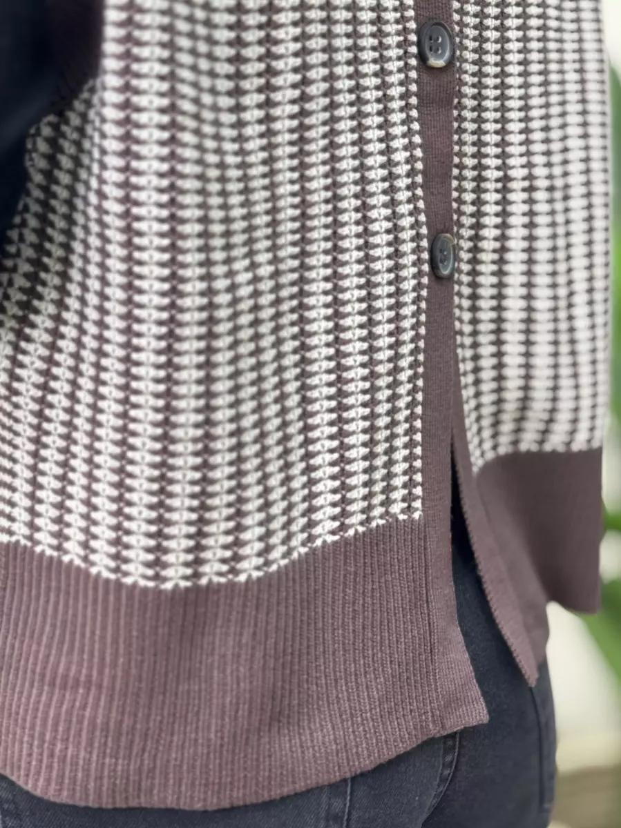 وست بافت پشت دکمه ikka