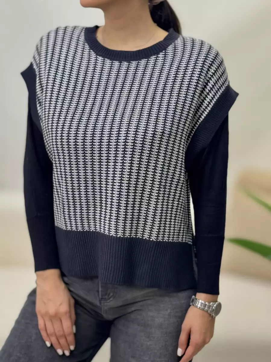 وست بافت پشت دکمه ikka