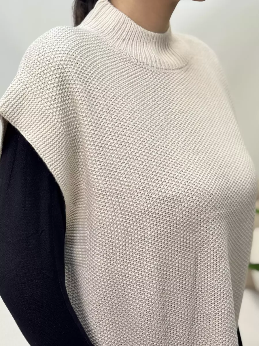 وست یقه سه سانت کرم